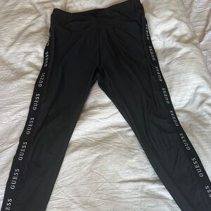 GUESS Black Logo Leggings